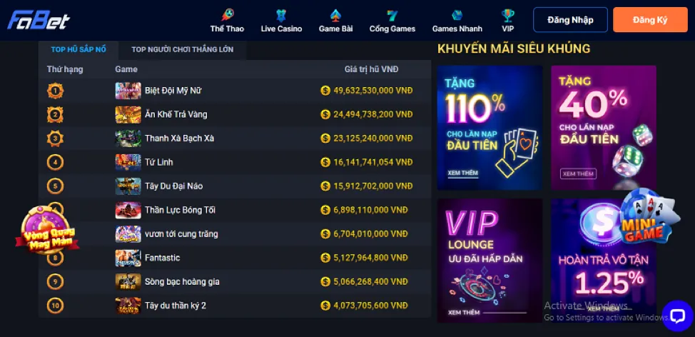 Ưu đãi chào mừng thành viên mới K9WIN